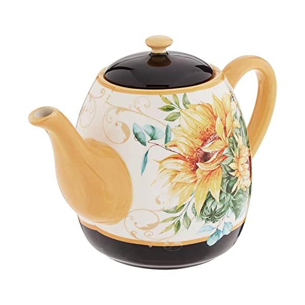   Certified-International-Sunflower-Fields-40-oz-Teapot-Multi-Colored
