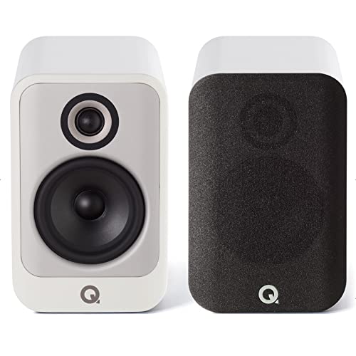 Q Acoustics Concept 30 Blanc – Enceinte Bibliothèque (la paire) - Les Beatles, Paul McCartney, John Lennon, RIngo Starr, George Harrison Q Acoustics Concept 30 Blanc - Enceinte Bibliothèque (la paire)