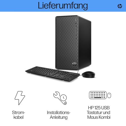 HP Desktop PC | AMD Ryzen 5 5600G | 16 GB DDR4 RAM | 512 GB SSD | AMD Radeon-Grafikeinheit | Windows 11 Home | Schwarz – Bild 7