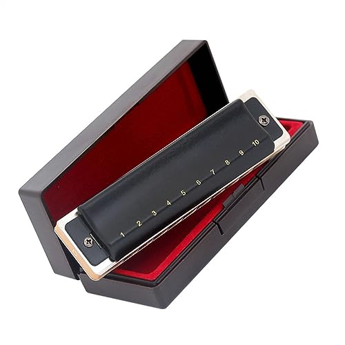 Harmonica pour étudiants Harpe Harmonica Noire 10 Trous Avec Étui Pour Joueurs Adultes Et Amateurs D’harmonica (Color : Key-LF) - Les Beatles, Paul McCartney, John Lennon, RIngo Starr, George Harrison Harmonica pour étudiants Harpe Harmonica Noire 10 Trous Avec Étui Pour Joueurs Adultes Et Amateurs D'harmonica (Color : Key-LF)