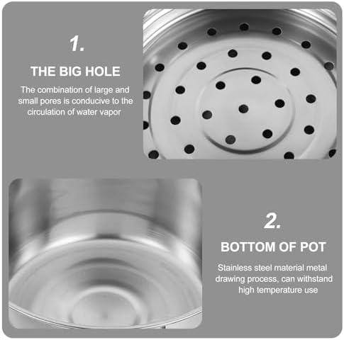 Steamer Cookware Rustproof Steel