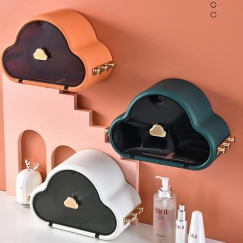 Commercial Cloud Paper Towel Dispenser Wall Mount with Side Hooks