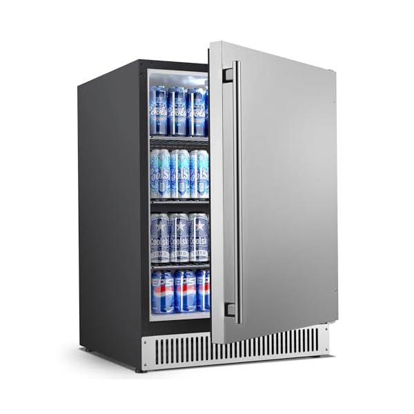   24-inch-Beverage-Refrigerator-180-Cans-Under-Counter-Fridge-with-Stainless-Steel-Built-in-and-Freestanding-Outdoor-Refrigerator-for-Patio-Home-Kitchen-ETL-DOE-NSF-Approved