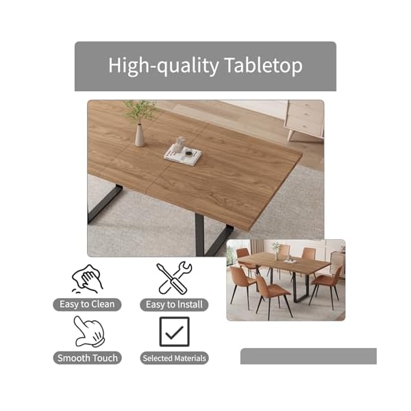   ZckyCine-67-Expandable-Walnut-Dining-Table-and-6-Upholstered-Chairs-7-Piece-Modern-Dining-Set