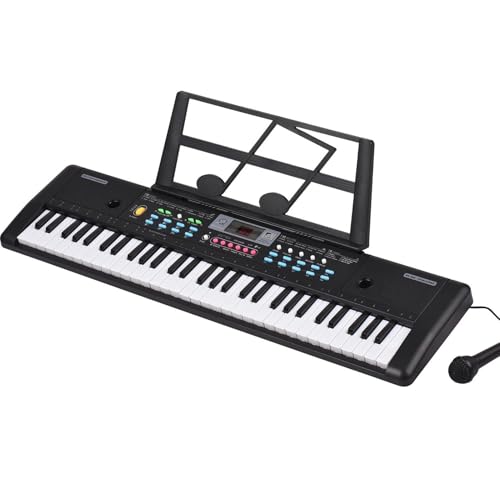 clavier électronique piano Piano Électronique USB À 61 Touches Avec Microphone Clavier Électronique De Musique Numérique Noir Affichage LED - Les Beatles, Paul McCartney, John Lennon, RIngo Starr, George Harrison clavier électronique piano Piano Électronique USB À 61 Touches Avec Microphone Clavier Électronique De Musique Numérique Noir Affichage LED