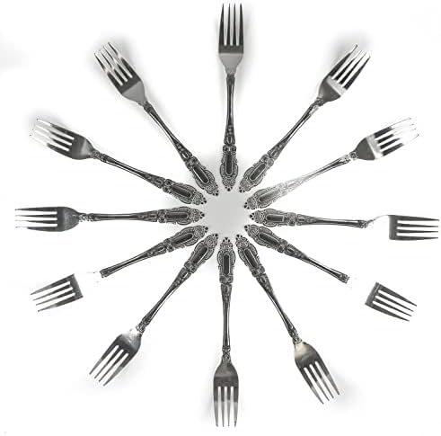 DecorRack 36 Piece Stainless Steel Dinner Fork Set