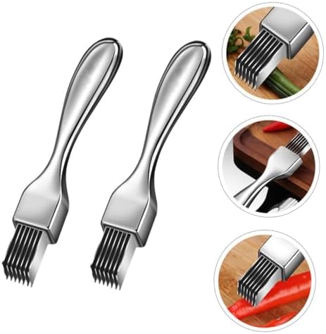 Stainless Steel Scallion Cutters - Comfortable Kitchen Slicer Set