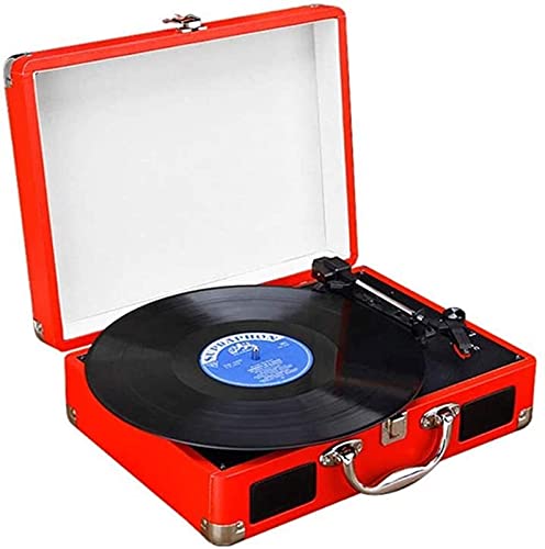 YTGDBDG Tourne-Disque à 3 Vitesses entraîné par Courroie, lecteurs de disques vinyles Vintage, Haut-parleurs stéréo intégrés - Les Beatles, Paul McCartney, John Lennon, RIngo Starr, George Harrison YTGDBDG Tourne-Disque à 3 Vitesses entraîné par Courroie, lecteurs de disques vinyles Vintage, Haut-parleurs stéréo intégrés