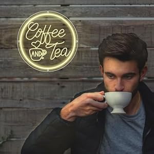   Coffee-Neon-SignCoffee-and-Tea-Neon-SignsDimmable-LED-Coffee-Bar-Hanging-Wall-Art-Sign-for-Coffee-StationTea-BarRestaurantsFarmhouseKitchen-Decoration118-118-inch-Neon