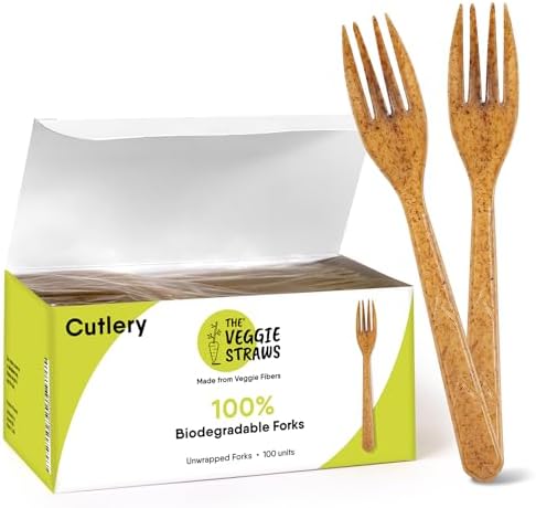 Eco-Friendly Veggie Straws Forks