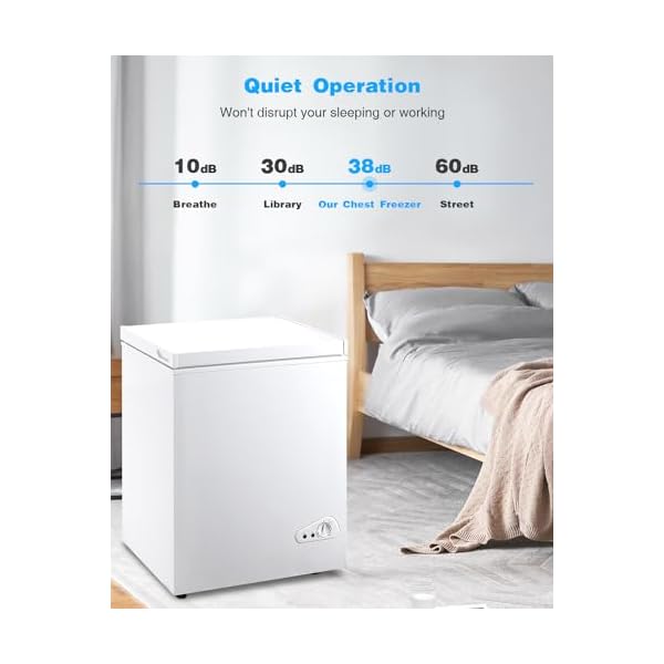   5-CuFt-Chest-Freezer-with-a-Removable-Basket-7-Gears-Adjustable-Temperature-Control-18F-to-46F-Deep-Compact-Freezer-for-Garage-Office-Basement-House-Kitchen-Shop-RVs-White