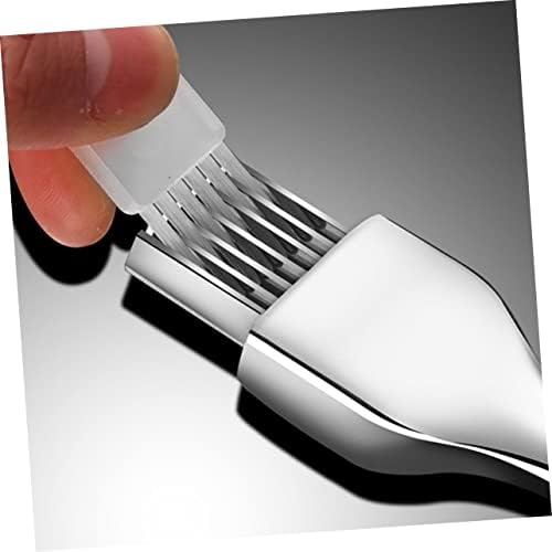 Stoeba 2-Pieceprofessional Shallot Garlic Slicer wCrinkle Blade for KitchenUse