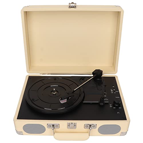 Tourne-Disque, Platine Vinyle 3 Vitesses avec Haut-parleurs Intégrés, Haut-Parleur, Idéal pour Les Débutants et Les Amateurs de Vintage, Chambre à Coucher (Prise UE) - Les Beatles, Paul McCartney, John Lennon, RIngo Starr, George Harrison Tourne-Disque, Platine Vinyle 3 Vitesses avec Haut-parleurs Intégrés, Haut-Parleur, Idéal pour Les Débutants et Les Amateurs de Vintage, Chambre à Coucher (Prise UE)
