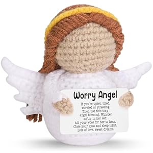 Funny Worry Angel Crochet Gifts,Com...