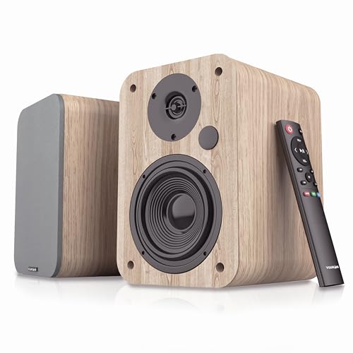 VULKKANO A4 Arc Enceintes Monitoring Active avec Woofer 4″, Bluetooth 5.0, HDMI Arc, Optique, RCA, USB, Sortie Subwoofer, Haut Parleur de PC au Design Élégant, Couleur Noire - Les Beatles, Paul McCartney, John Lennon, RIngo Starr, George Harrison VULKKANO A4 Arc Enceintes Monitoring Active avec Woofer 4", Bluetooth 5.0, HDMI Arc, Optique, RCA, USB, Sortie Subwoofer, Haut Parleur de PC au Design Élégant, Couleur Noire