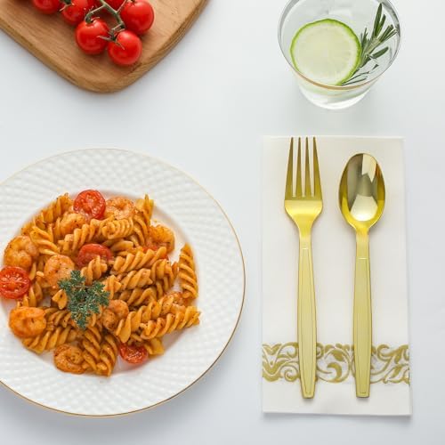 Perfect for Every Occasion 100-Piece Gold Plastic Forks
