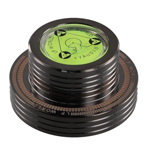 KACPLY 50Hz LP Tourne-disque vinyle stabilisateur de niveau de serrage avec mesure de vitesse de niveau pour lecteur de musique Noir - Les Beatles, Paul McCartney, John Lennon, RIngo Starr, George Harrison KACPLY 50Hz LP Tourne-disque vinyle stabilisateur de niveau de serrage avec mesure de vitesse de niveau pour lecteur de musique Noir