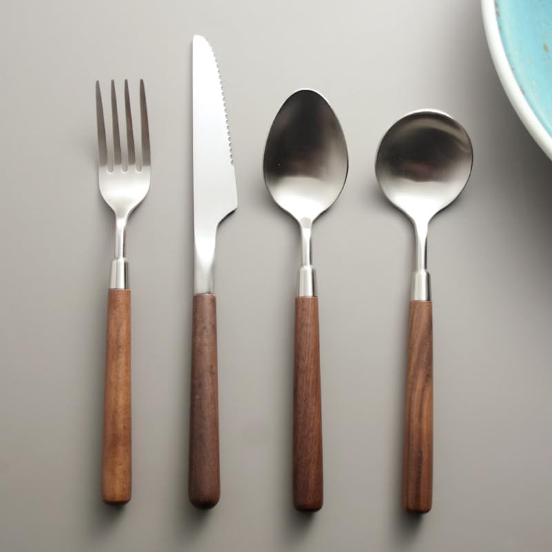 Durable Stainless Steel Serving Set Mirror Polished Edge 108 Pieces