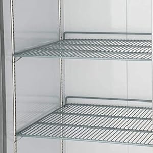   Single-Door-Commercial-Reach-In-Stainless-Steel-Freezer-White-Interior-23-Cubic-Ft-29-Wide-inch