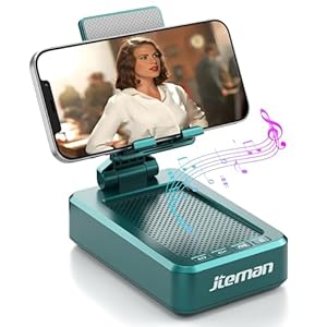 JTEMAN Cell Phone Stand with Wirele...
