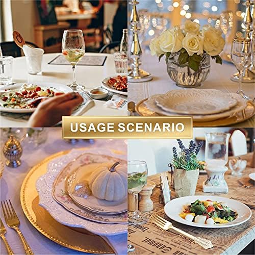 Wow Gold Plastic Forks for Parties and Weddings