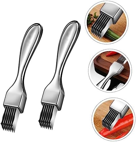 2-Piece stainless steel scallion cutters
