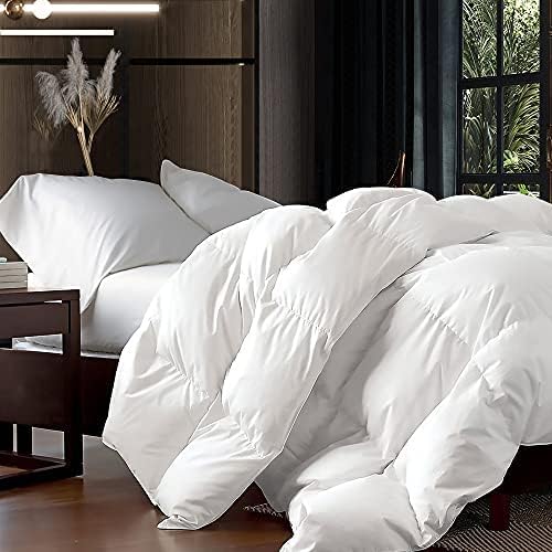Queen Size Goose Down Fiber Waterfowl Feather Fiber Comforter Duvet