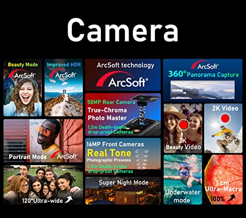 Blackview BV9200 Outdoor Smartphone ohne Vertrag, 6.6'' 120Hz 2.4K Display, 50MP AI Kamera,8GB+256GB,3 Kartensteckplätze, LED Benachrichtigung, IP68 Android 12 Handy, NFC Kabellose Aufladung Grün – Bild 5