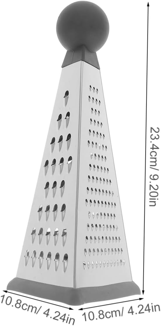 Ergonomic Stainless Steel Grater for Carrots Cheese and Ginger