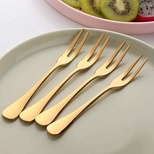 12-Piece Stainless Steel Forks Portable Luxury