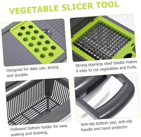 7 in 1 Vegetable Slicer with anti-slip