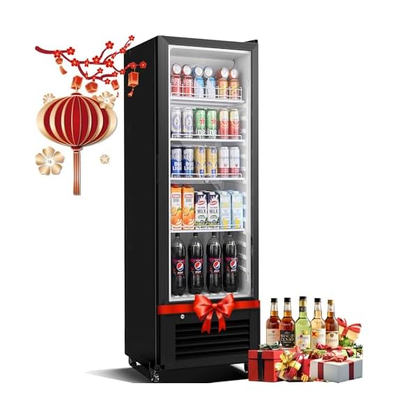   BODEGACOOLER-Beverage-Refrigerator-and-Cooler-102-CuFt-Commercial-Beverage-Refrigerator-Commercial-Merchandiser-Refrigerator-For-Drinks-Commercial-Display-Refrigerator-with-Glass-Door-Fridge