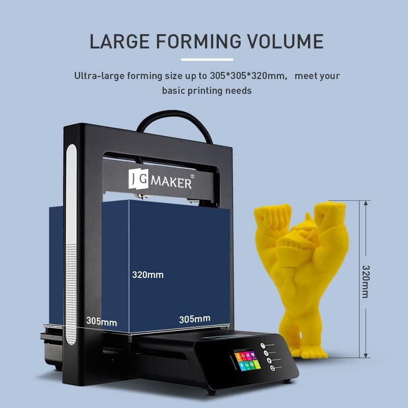 JG MAKER Magic A5S 3D Drucker Stabile Blechstruktur, Stromausfall Druck fortsetzen,Sensor Filament, Große Struktur 305 * 305 * 320 mm Für Industrie Schule Heim – Bild 3
