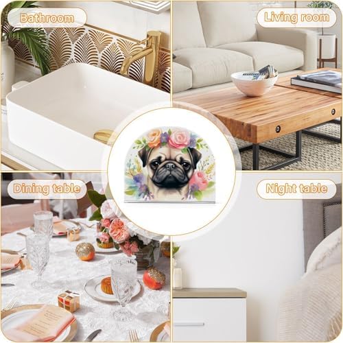 Cozy Pug Napkin Holder