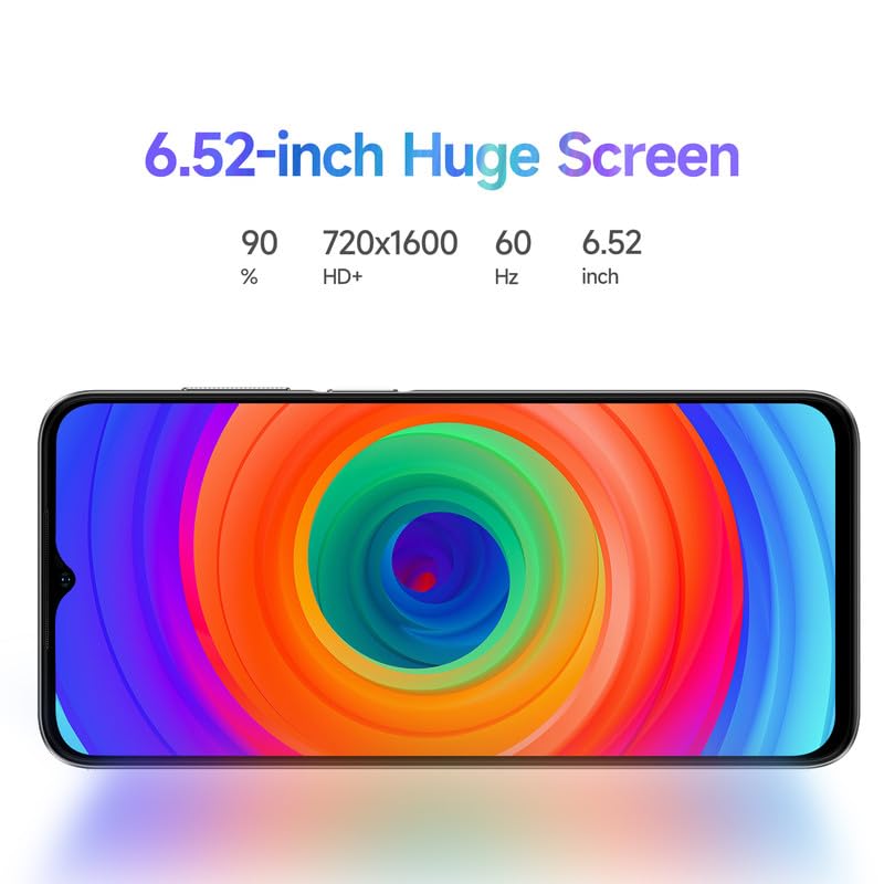 Ulefone Smartphone ohne vertrag, Note 14 Pro 64GB+8GB /128GB Erweiterbar Handy Günstig 4500mAh 6,52 Zoll Bildschirm 13MP+5MP Kamera Android 12 4G Dual SIM 3 Karte Slots Face ID GPS OTG Type-C-Violett – Bild 6