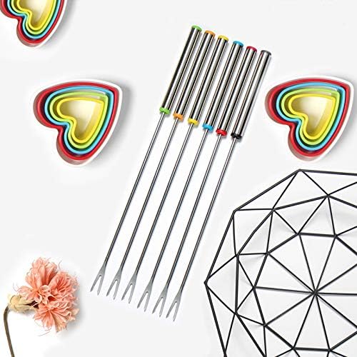 24pc Color Coded Fondue Forks Set