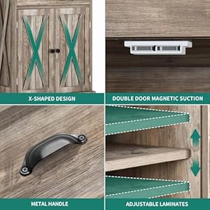   YITAHOME-72-Tall-Kitchen-Pantry-Farmhouse-Kitchen-Storage-Cabinets-with-Barn-Doors-Drawer-and-Adjustable-Shelves-Wood-Cupboard-for-Kitchen-Dining-Room-Bathroom-Light-Rustic-Oak