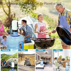   Myvision-3-5-Gallon-Bottle-Water-PumpPortable-Electric-Water-Dispenser-USB-Charging5-Gallon-Water-Jug-Dispenser-Pump-Switch-White