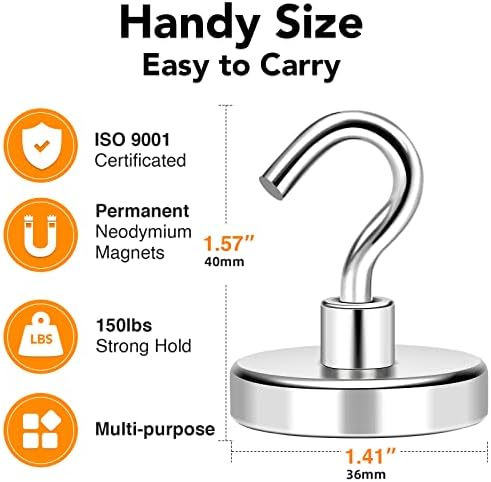 Strong Magnetic Hooks DeathsDurable Heavy Duty