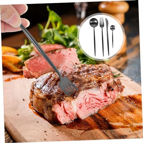 Unomor Stainless Steel Fork Spoon Knife Set