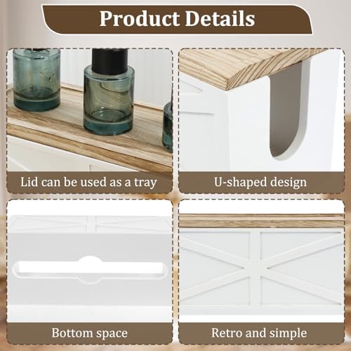Sturdy Wall-Mounted Paper Towel Dispenser with Lid