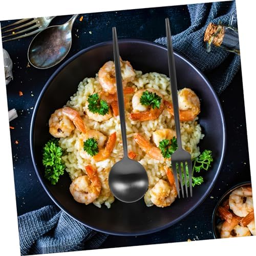 Stainless Steel Fork Spoon and Knife Set 304 Material Diamond-Shard Resistant