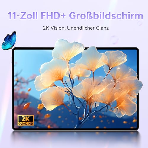 OUKITEL OT8 Tablet 11 Zoll, 30GB RAM 256GB ROM Android 13 Gaming Tablet mit Stift, 8800mAh Tab Octa-Core, 13MP+8MP Kamera, Sprecher*4 | TÜV | Google GMS | 1TB TF | 2K Bildschirm, Grün – Bild 3