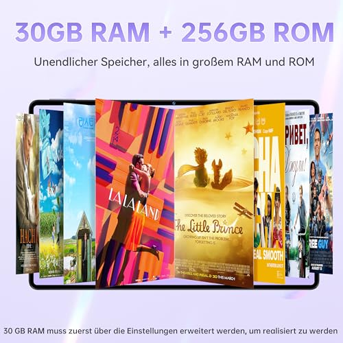 OUKITEL OT8 Tablet 11 Zoll, 30GB RAM 256GB ROM Android 13 Gaming Tablet mit Stift, 8800mAh Tab Octa-Core, 13MP+8MP Kamera, Sprecher*4 | TÜV | Google GMS | 1TB TF | 2K Bildschirm, Grün – Bild 4