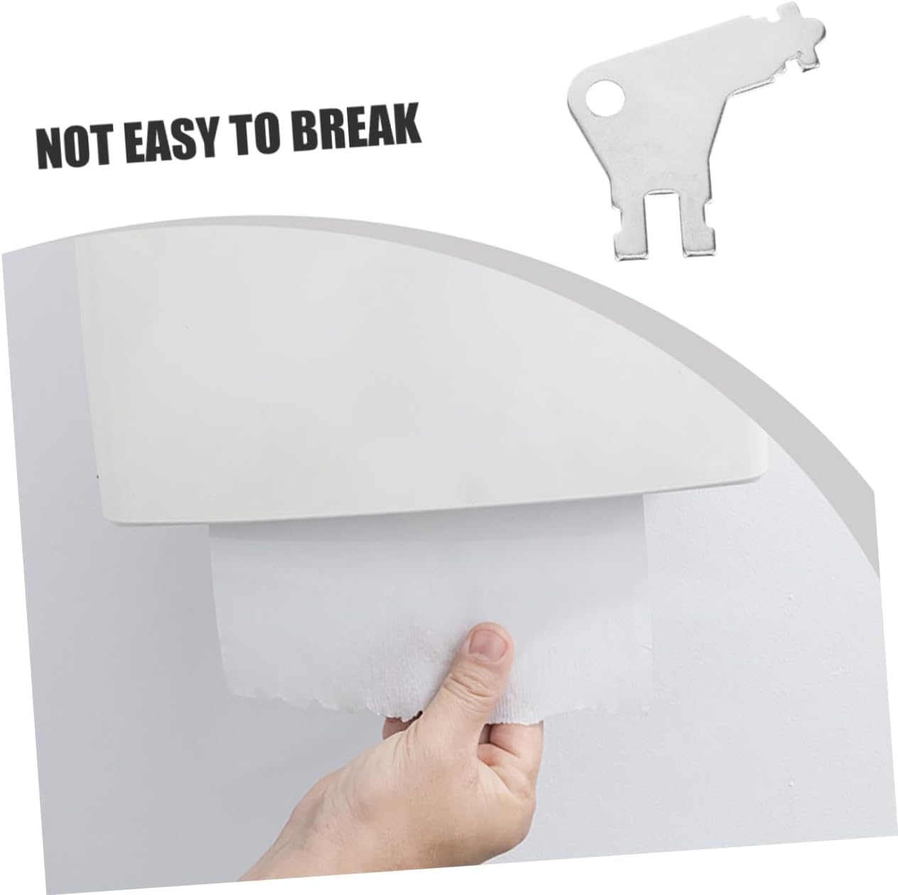 6pcs Metal Toilet Paper Dispenser Keys Replacement for 50504 Commercial Use
