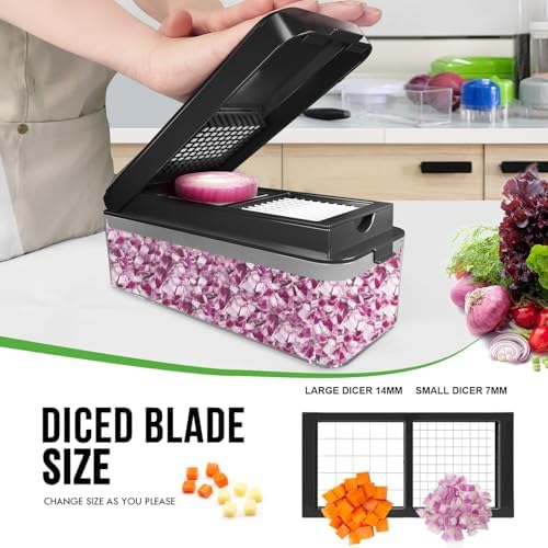Interchangeable Blade Vegetable Chopper