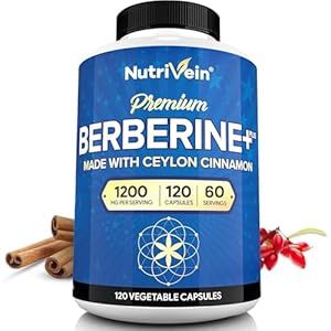 Nutrivein Premium Berberine HCL 120...