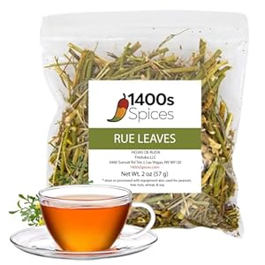 2oz Rue Herb Dried Leaves and Stalk...