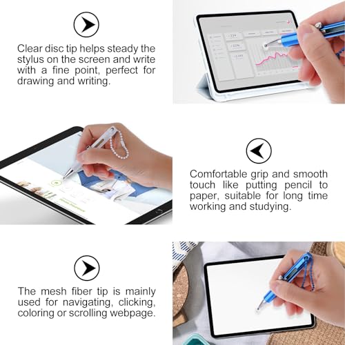 Mabor 5 Stück Eingabestifte für Tablets Mini Touchscreen Stylus Pen Universal Stylus Stift Touch Pen Eingabestift Touchstift für Alle Smartphone Handy Tablet mit Schlüsselanhänger – Bild 7