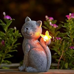 Nacome Cat Outdoor Statues for Gard...